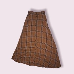 Dillards Plaid 🧡Orange🧡 Skirt